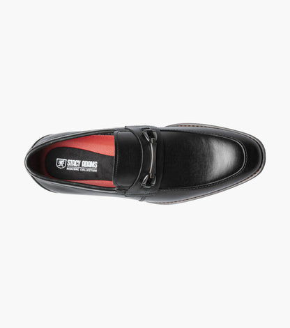 The Kaylor – Black | Moc Toe Bit Slip-On Loafer – view 5 – KCT Menswear