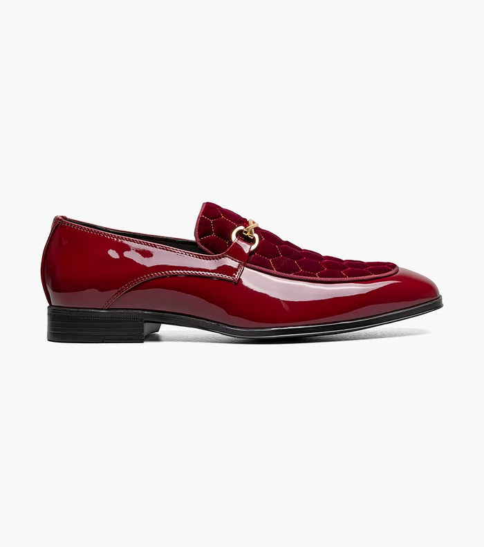 The Sprague – Burgundy | Moc Toe Bit Slip-On Loafer – view 2 – KCT Menswear