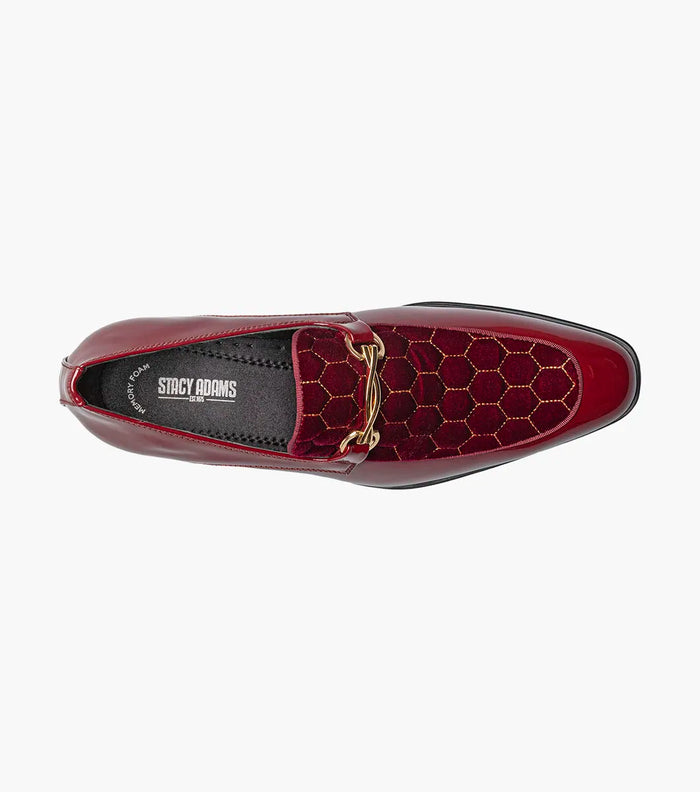 The Sprague – Burgundy | Moc Toe Bit Slip-On Loafer – view 4 – KCT Menswear