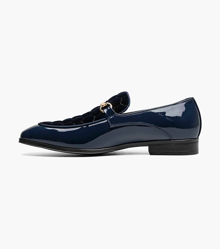 The Sprague – Navy | Moc Toe Bit Slip-On Loafer – view 5 – KCT Menswear