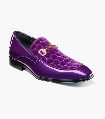 The Sprague – Purple | Moc Toe Bit Slip-On Loafer – KCT Menswear