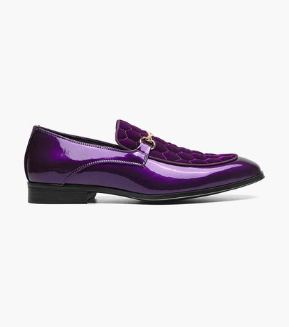 The Sprague – Purple | Moc Toe Bit Slip-On Loafer – view 2 – KCT Menswear