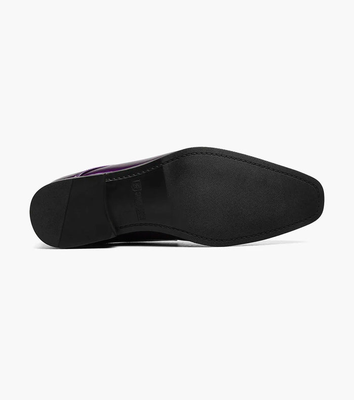 The Sprague – Purple | Moc Toe Bit Slip-On Loafer – view 3 – KCT Menswear
