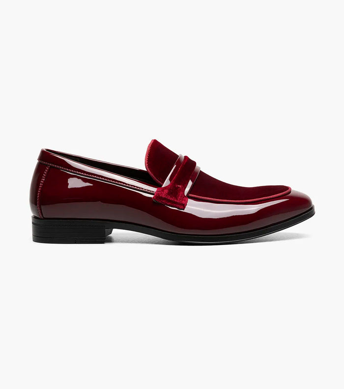 The Spratley – Burgundy | Moc Toe Saddle Loafer – view 2 – KCT Menswear