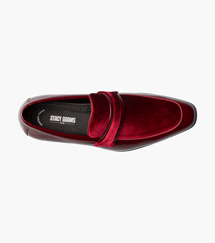 The Spratley – Burgundy | Moc Toe Saddle Loafer – view 4 – KCT Menswear