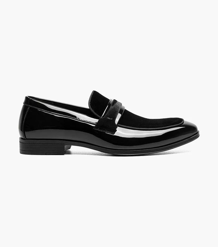 The Spratley – Classic Black | Moc Toe Saddle Loafer – view 2 – KCT Menswear