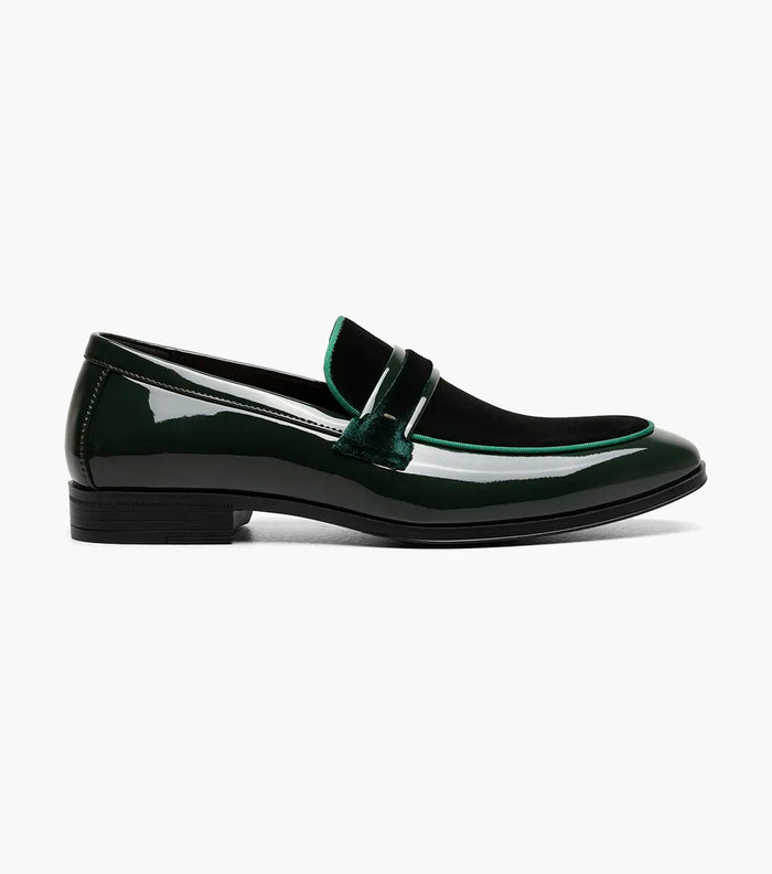 The Spratley – Forest Green | Moc Toe Saddle Loafer – view 2 – KCT Menswear