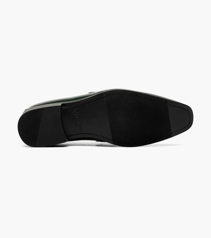The Spratley – Forest Green | Moc Toe Saddle Loafer – view 3 – KCT Menswear