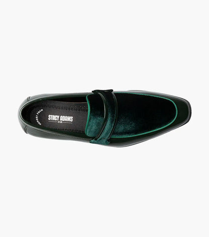 The Spratley – Forest Green | Moc Toe Saddle Loafer – view 4 – KCT Menswear