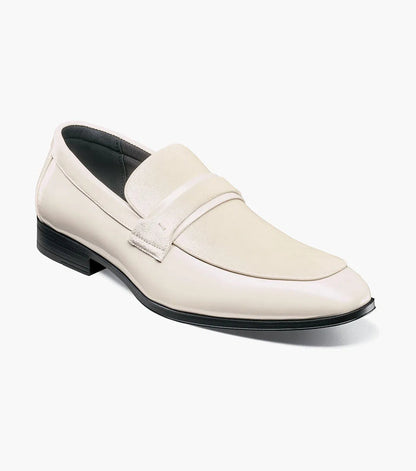 The Spratley – Ivory | Moc Toe Saddle Loafer – KCT Menswear