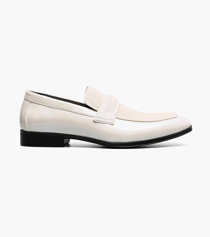 The Spratley – Ivory | Moc Toe Saddle Loafer – view 2 – KCT Menswear