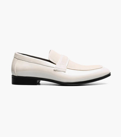 The Spratley – Ivory | Moc Toe Saddle Loafer – view 2 – KCT Menswear