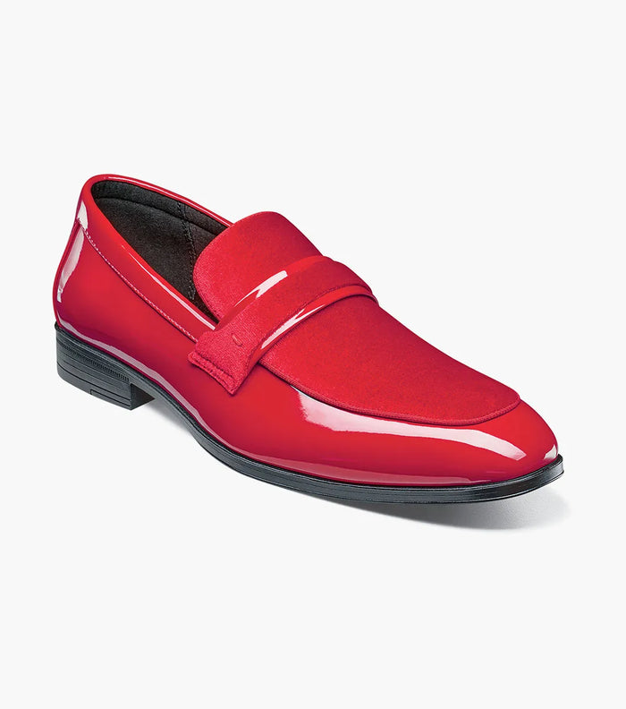 The Spratley – Red | Moc Toe Saddle Loafer – KCT Menswear