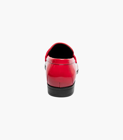 The Spratley – Red | Moc Toe Saddle Loafer – view 7 – KCT Menswear