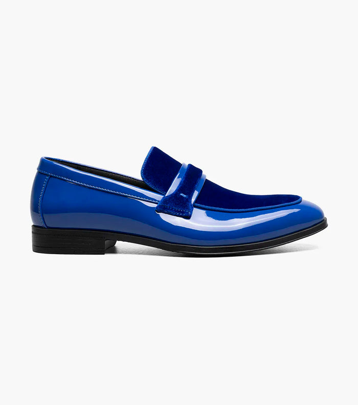 The Spratley – Royal Blue | Moc Toe Saddle Loafer – view 2 – KCT Menswear