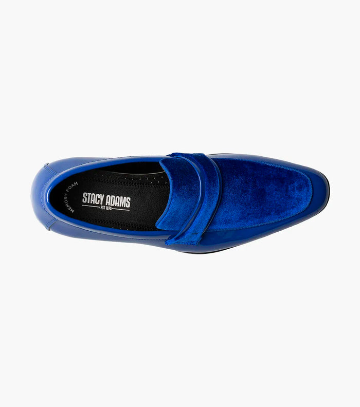 The Spratley – Royal Blue | Moc Toe Saddle Loafer – view 4 – KCT Menswear