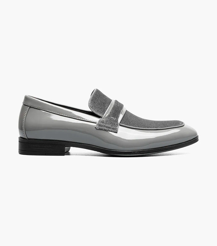The Spratley – Slate Gray | Moc Toe Saddle Loafer – view 2 – KCT Menswear