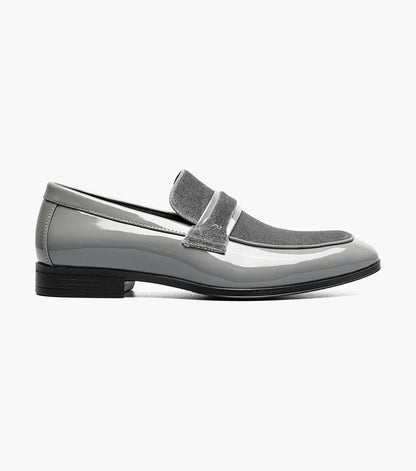 The Spratley – Slate Gray | Moc Toe Saddle Loafer – view 2 – KCT Menswear