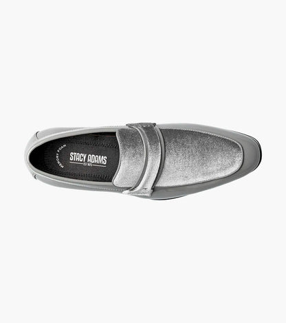 The Spratley – Slate Gray | Moc Toe Saddle Loafer – view 4 – KCT Menswear