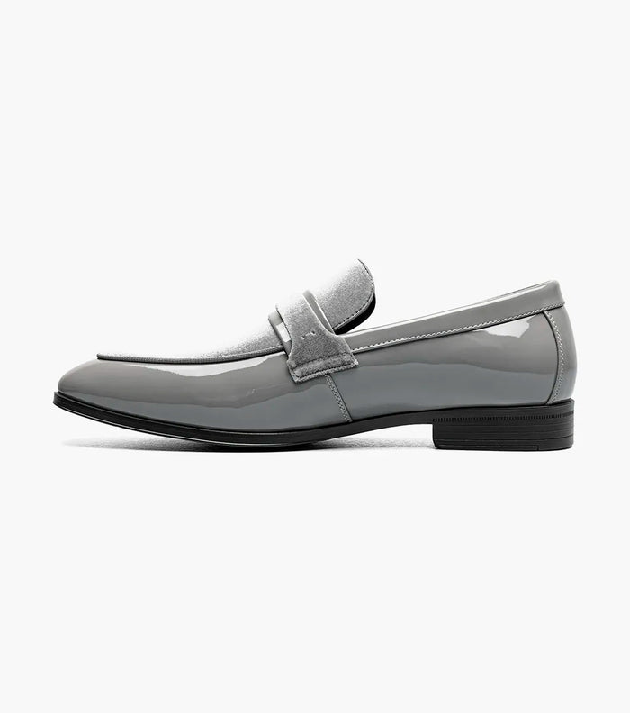 The Spratley – Slate Gray | Moc Toe Saddle Loafer – view 5 – KCT Menswear