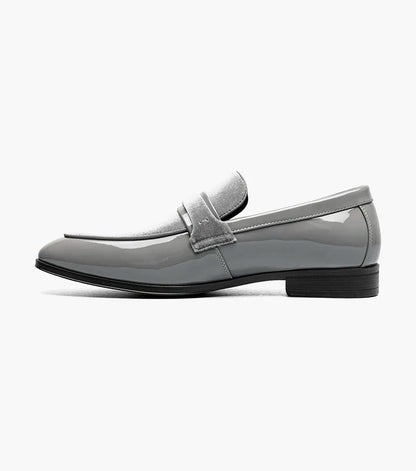 The Spratley – Slate Gray | Moc Toe Saddle Loafer – view 5 – KCT Menswear