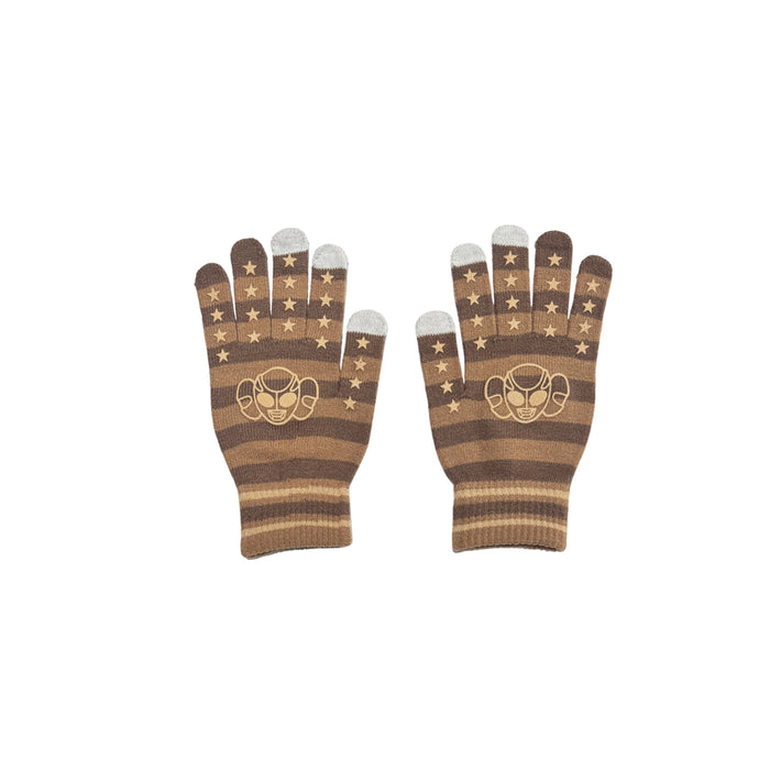 Ultrahappy Star Gloves - Brown