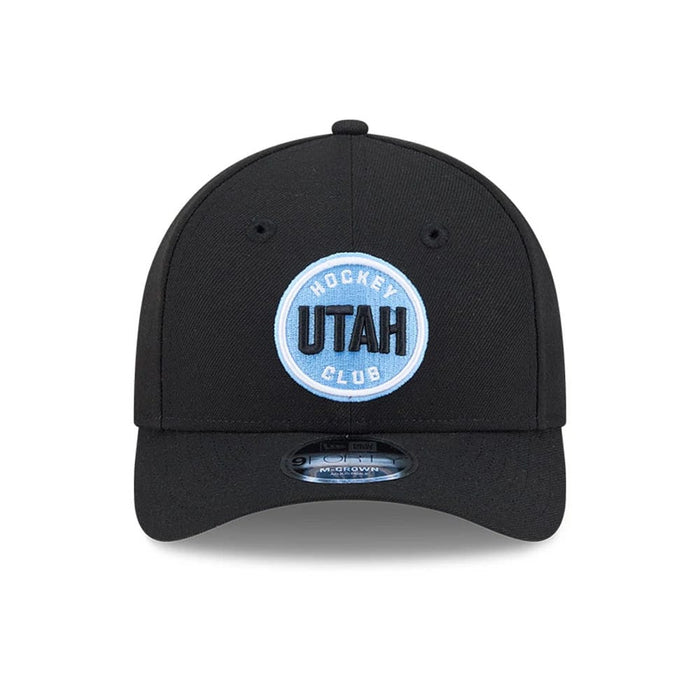 This is a Utah Mammoth NHL Team Black 9FORTY M-Crown Adjustable Cap 3