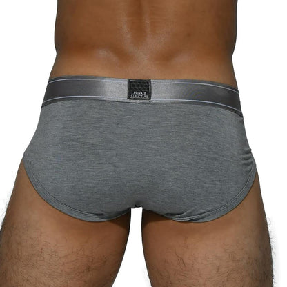 Viscose From Bamboo Contour Brief - Lt. Melange - | Private Structure - | MAD Lifestyle