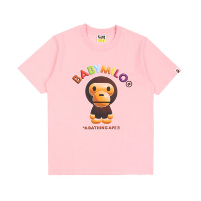 W' 3D Baby Milo T-Shirt - Pink