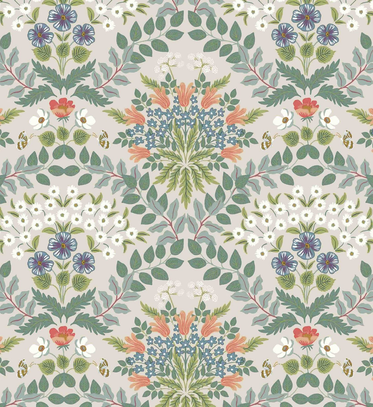 Bramble Wallpaper - Cream