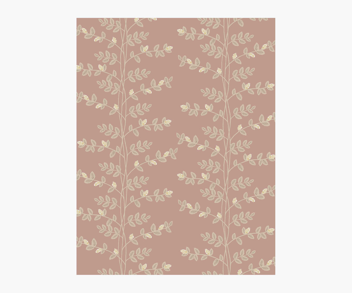 Climbing Vines Wallpaper Sample - Rose