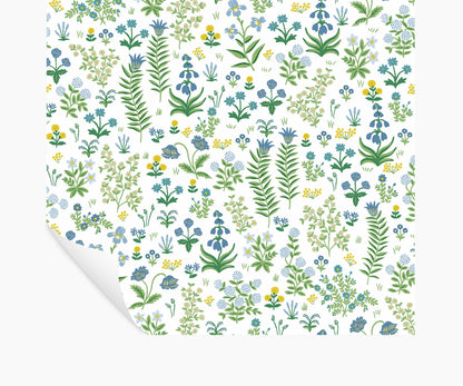 Menagerie Garden Peel & Stick Wallpaper - Blue Multi