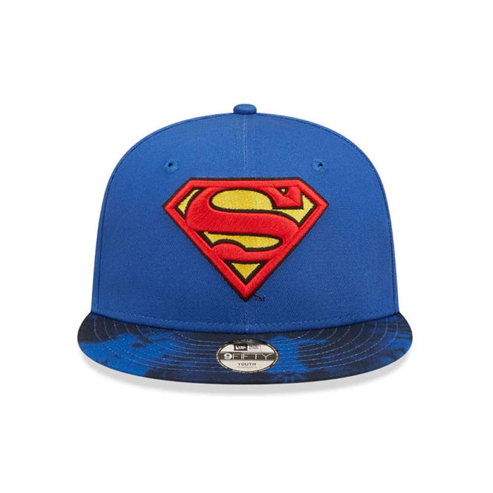 This is a Youth DC Superman Blue 9FIFTY Snapback Adjsutable Cap 2